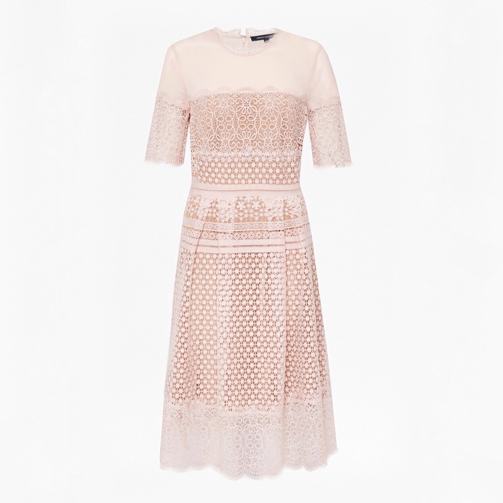 Brand new fence connection lace dress wig tag